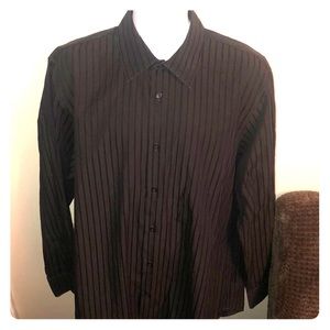 CALVIN KLEIN button-up dress shirt Men’s XL EXC!!
